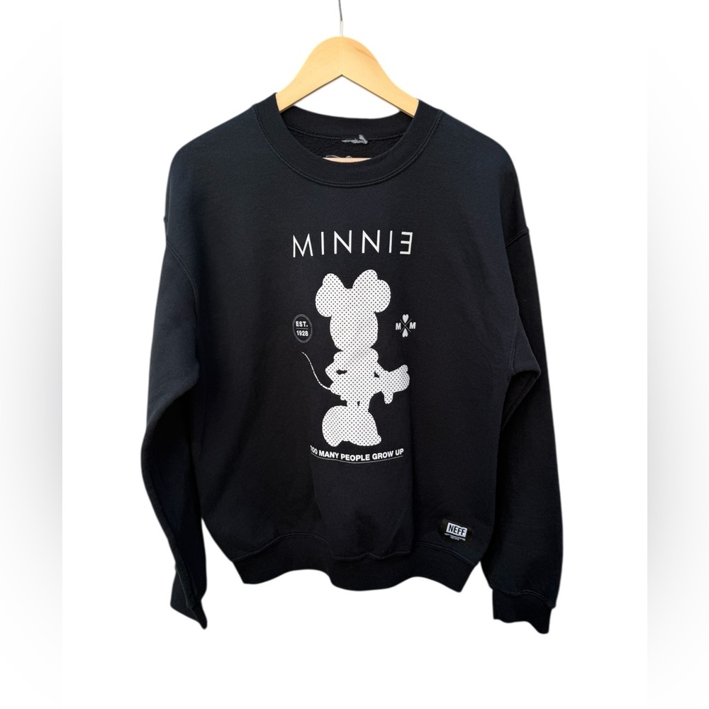 Neff Minnie Mouse Crewneck Sweater Size Medium